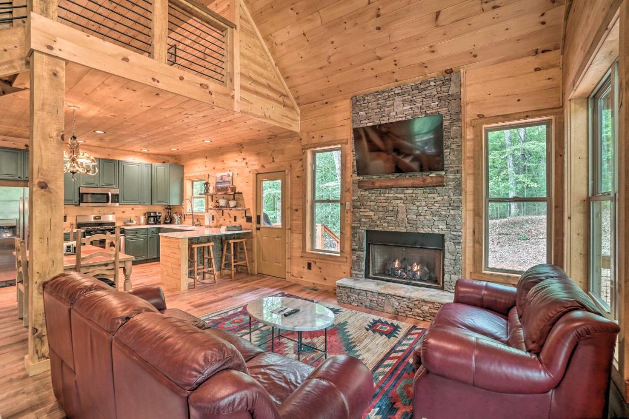 Peaceful Cabin On 3 Private Acres Deck And Fire Pit Blairsville Extérieur photo