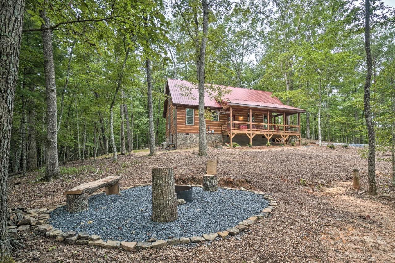Peaceful Cabin On 3 Private Acres Deck And Fire Pit Blairsville Extérieur photo