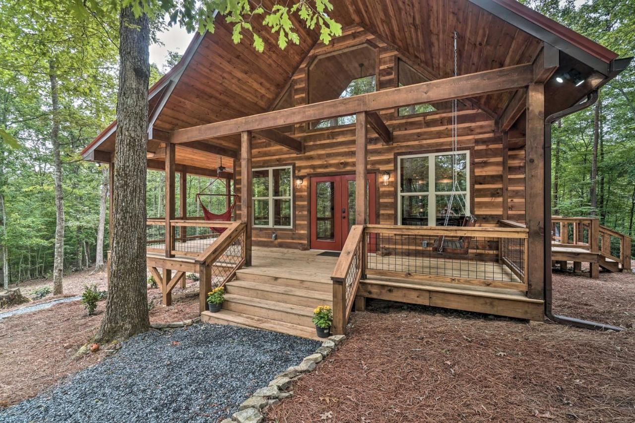 Peaceful Cabin On 3 Private Acres Deck And Fire Pit Blairsville Extérieur photo