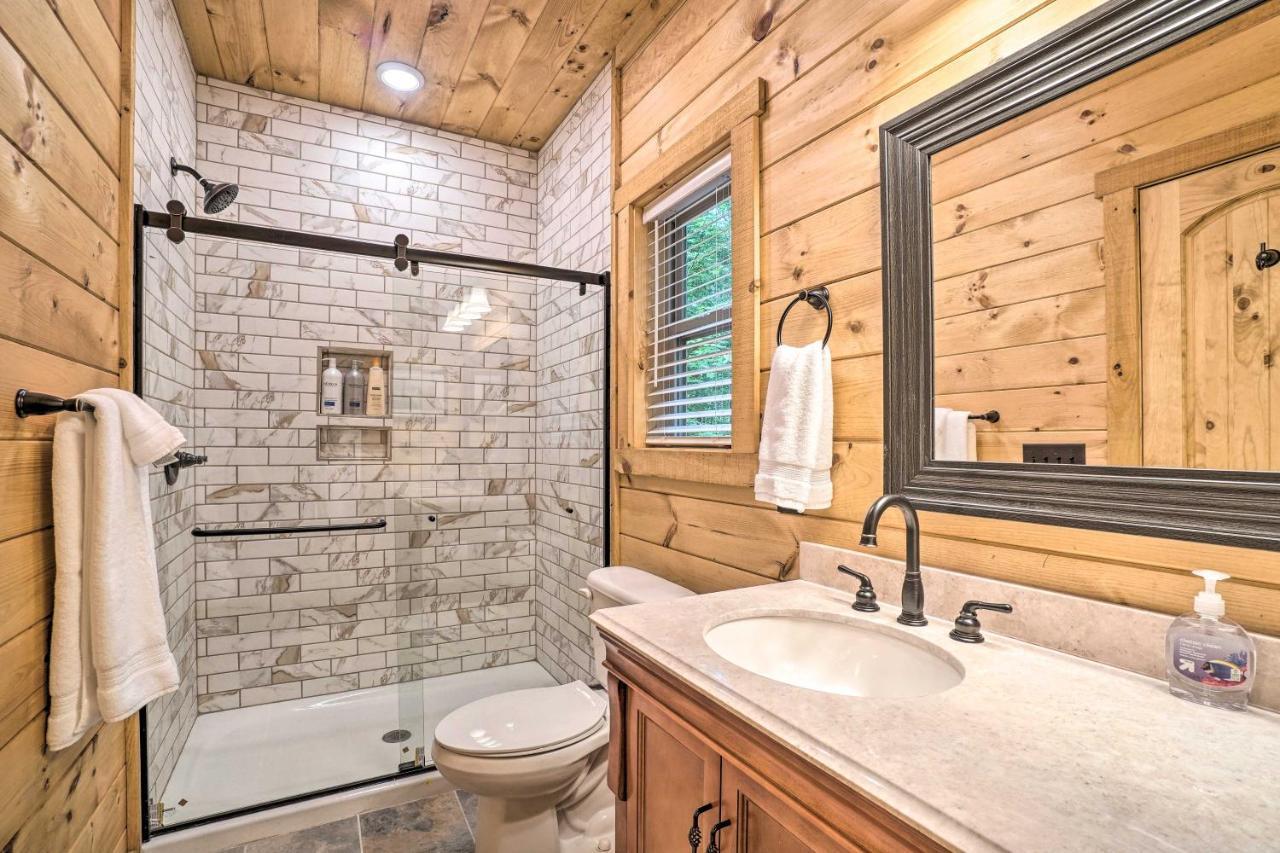 Peaceful Cabin On 3 Private Acres Deck And Fire Pit Blairsville Extérieur photo