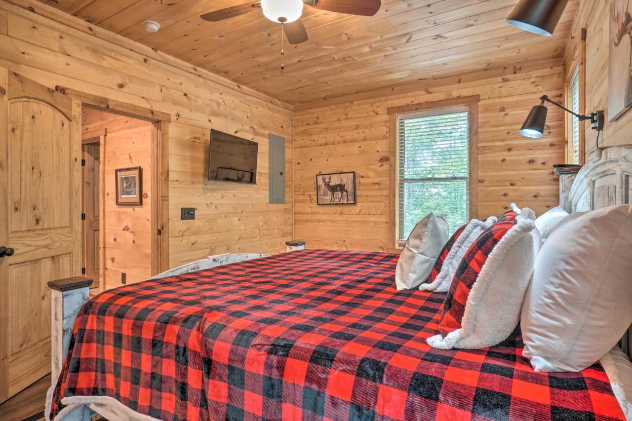 Peaceful Cabin On 3 Private Acres Deck And Fire Pit Blairsville Extérieur photo
