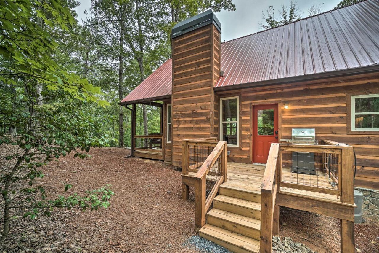 Peaceful Cabin On 3 Private Acres Deck And Fire Pit Blairsville Extérieur photo
