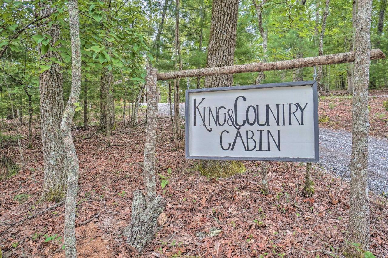 Peaceful Cabin On 3 Private Acres Deck And Fire Pit Blairsville Extérieur photo